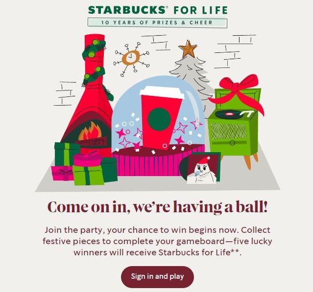 Starbucks For Life 2023 Holiday Edition